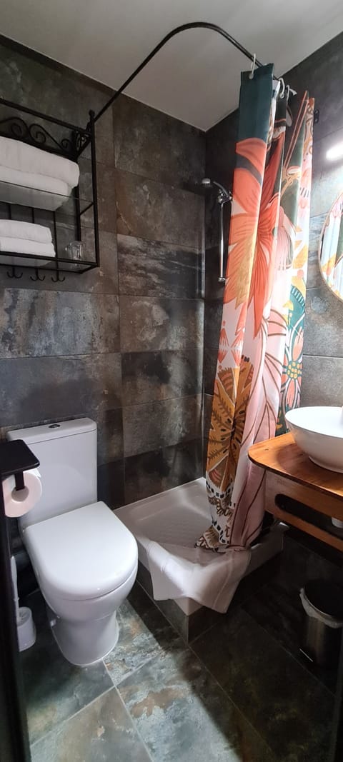 Classic Double Room | Bathroom | Shower, rainfall showerhead, towels