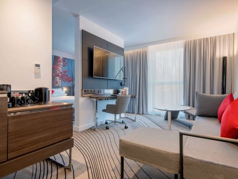 Junior Suite, 1 Queen Bed with Sofa bed | In-room safe, laptop workspace, blackout drapes, iron/ironing board