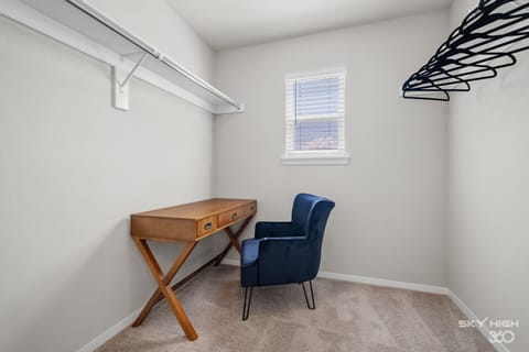 Private work space just off the master bathroom!