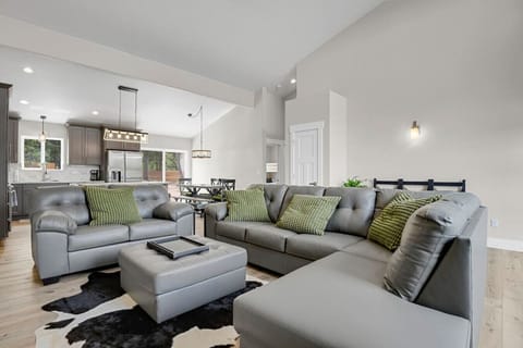 Welcome to our Modern Home featured on HGTV with Hot Tub, Fenced Yard, and Fireplace!