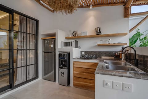 Basic Villa, Multiple Beds | Private kitchen | Fridge, microwave, stovetop, toaster