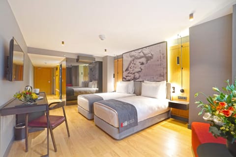 Business Double or Twin Room | Hypo-allergenic bedding, minibar, in-room safe, desk