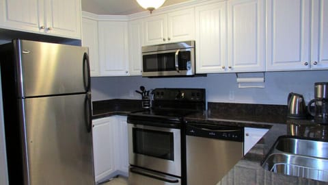 Deluxe King Villa | Private kitchen | Fridge, microwave, oven, stovetop