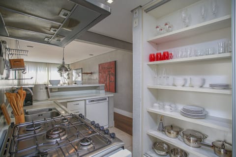 Apartment | Private kitchen | Fridge, dishwasher, cookware/dishes/utensils