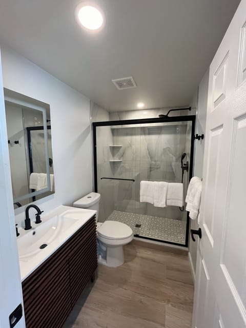 Deluxe Studio Suite | Bathroom | Free toiletries, towels