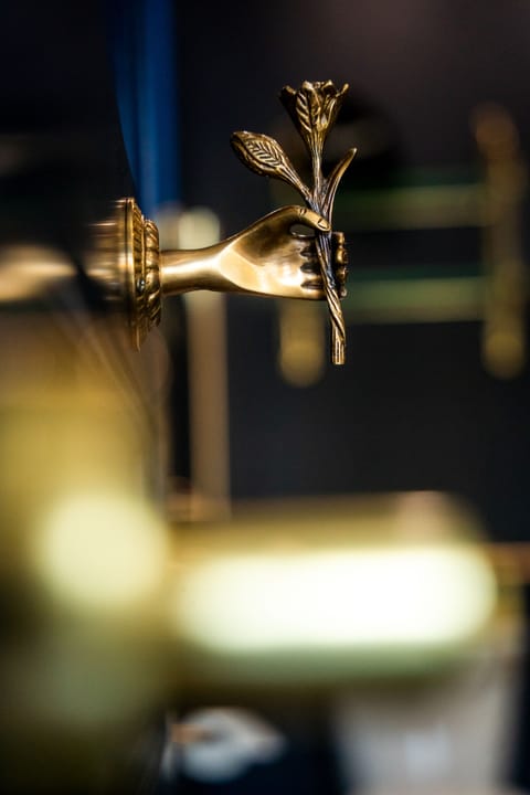 Deluxe Double Room, 2 Queen Beds | Bathroom | Designer toiletries, hair dryer, towels, soap