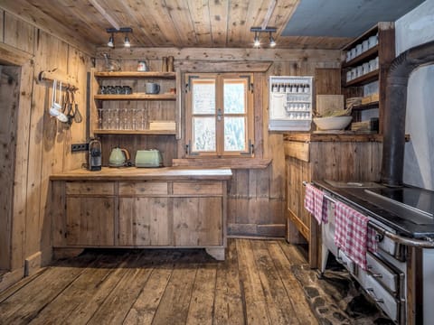 Traditional Chalet | Private kitchen | Fridge, oven, stovetop, dishwasher