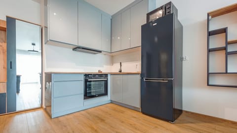 Apartment (18C/18) | Private kitchenette | Fridge, stovetop, dishwasher, electric kettle