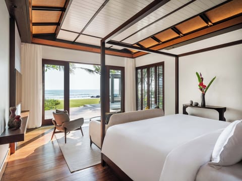 Villa, 1 Bedroom, Private Pool, Beachfront | 1 bedroom, premium bedding, minibar, in-room safe