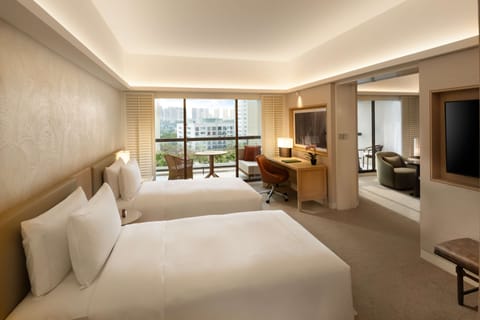 Deluxe Suite, 2 Twin Beds | Hypo-allergenic bedding, down comforters, minibar, in-room safe