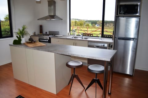 Luxury Cottage, 1 Bedroom | Private kitchen | Full-size fridge, microwave, oven, stovetop