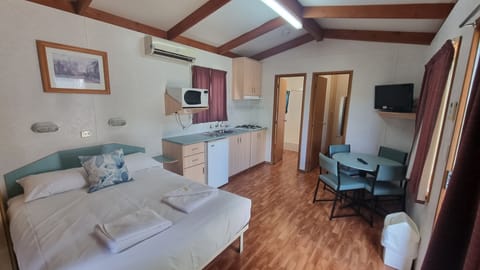 1 Bedroom Deluxe Cabin - NOT Pet Friendly | Living area | TV