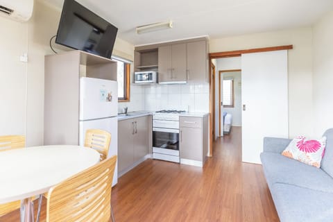 Standard Cabin | Private kitchen | Fridge, microwave, stovetop, electric kettle