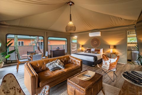 Premium Safari Tent | Living area