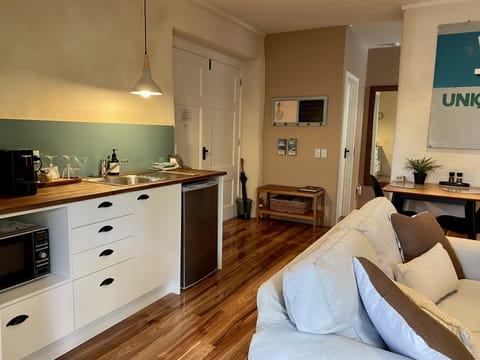 Luxury Suite, 1 Bedroom, Non Smoking (The Woodstock Suite) | Private kitchenette | Fridge, microwave, espresso maker, electric kettle