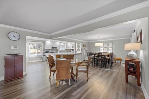 Lots of room to dine and play games 