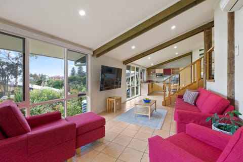 3 Bedroom Garden View Villa | Living area | TV, DVD player