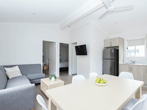 Ocean Breeze Villa | Private kitchenette | Full-size fridge, microwave, stovetop, electric kettle