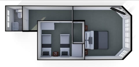 Superior Room, Non Smoking, Kitchen (Two Bedroom Apartment) | Floor plan