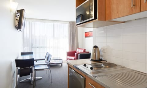 Two Bedroom Suite | Private kitchen | Fridge, microwave, electric kettle