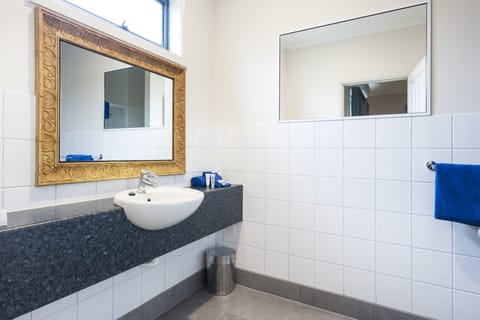 Twin Room | Bathroom | Shower, free toiletries, hair dryer, towels