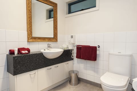 King Spa Room | Bathroom | Shower, free toiletries, hair dryer, towels