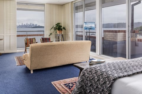 Grand Suite, Balcony, Harbor View | Living area | Smart TV, Netflix