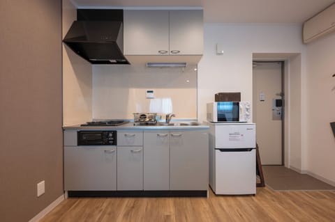 Deluxe Twin Room, Non Smoking (check-in is not available after 11PM) | Private kitchenette | Fridge, microwave, electric kettle, freezer