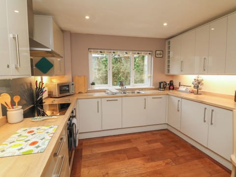 Fridge, dishwasher, electric kettle, toaster