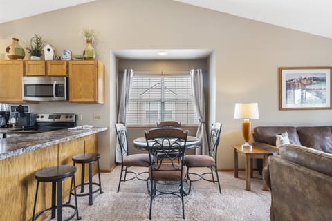 Share a meal and create memories with family and friends around your inviting dining table