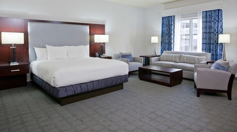 1 Deluxe King Bed Room | Egyptian cotton sheets, premium bedding, down comforters, pillowtop beds