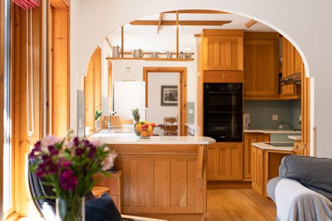 Langrick kitchen with oven