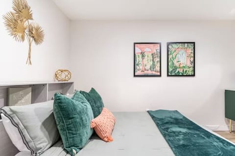 Bed frame with built in USB plugs