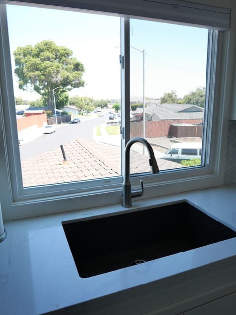 Beautiful view of the hills from Kitchen window.
