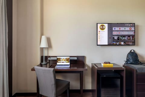 Standard Double Room, Non Smoking, City View | Premium bedding, minibar, in-room safe, desk