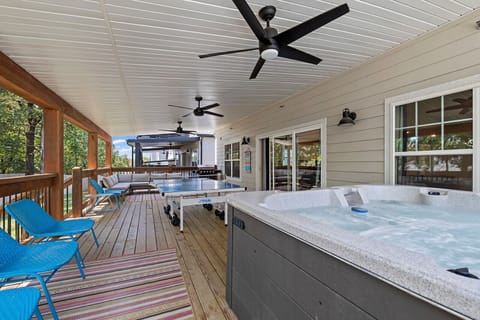 Outdoor fun and Hot Tub