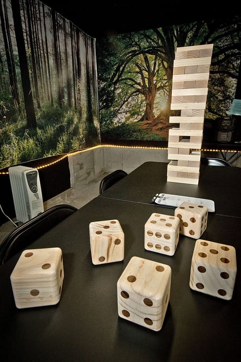 Giant Jenga and Dice Games