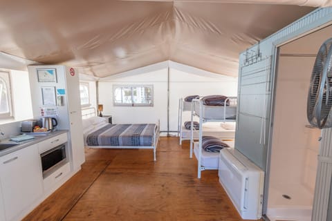 2 Bedroom Superior Safari Tents with Private Bathroom | Individually furnished, blackout drapes, soundproofing