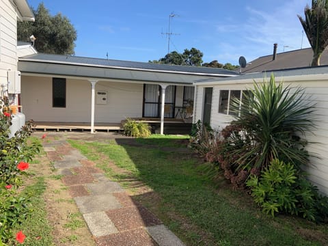 Entrance facing the road