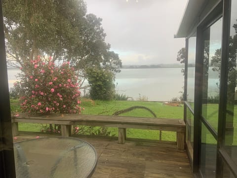 Deck area on not such a nice day