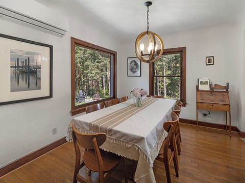 Dining area with natural light and located just off of the kitchen.