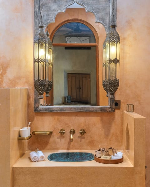One Bedroom Premier Pool Villa | Bathroom | Shower, rainfall showerhead, hair dryer, bathrobes