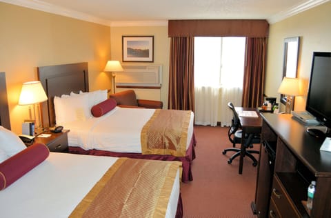 Standard Room, 2 Queen Beds, Accessible, Non Smoking | Premium bedding, pillowtop beds, desk, laptop workspace