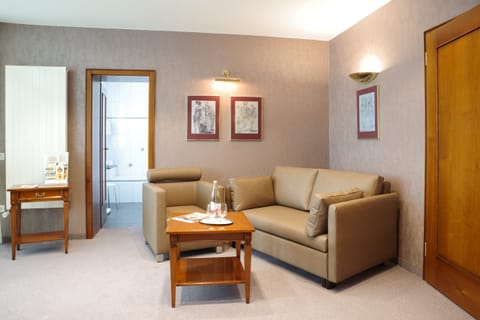 Suite | Bathroom | Free toiletries, hair dryer, bathrobes