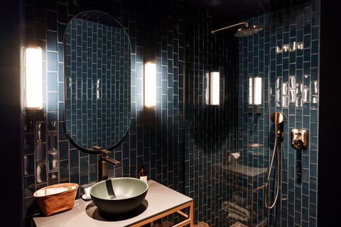 Superior Room | Bathroom | Hair dryer, bathrobes, towels, soap