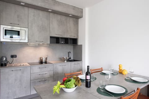 Kitchen and dining area