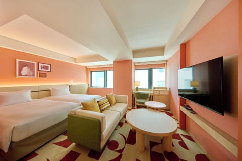 Deluxe Twin Room, Non Smoking (with Extra Bed) | In-room safe, free WiFi, bed sheets