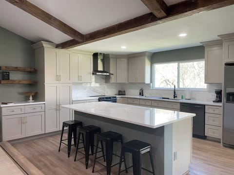 Kitchen w/ island and lots of countertop space
