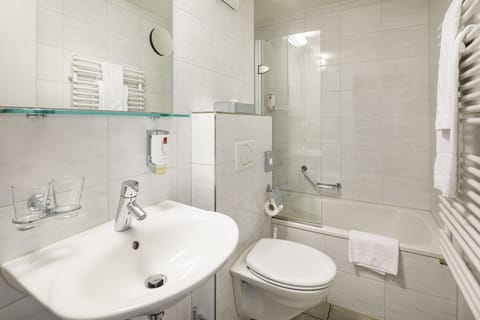 Free toiletries, hair dryer, slippers, towels