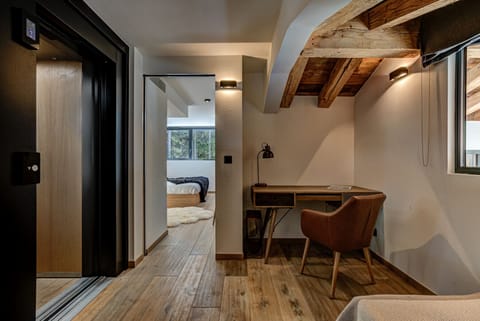 Top floor consists of master suite including an office area